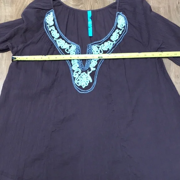 Free People Oversized 💯% Cotton Blouse Sz XS - Picture 6 of 11